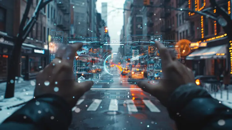 Students working on real-world coding projects